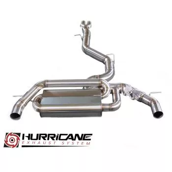 Hurricane Exhaust 3.5" ECE Klappenanlage für Audi RS3 8V 400PS Limo. OPF